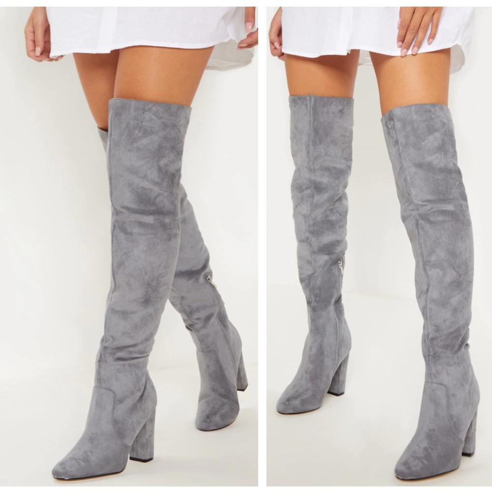 PrettyLittleThing Behati Over The Knee Boots